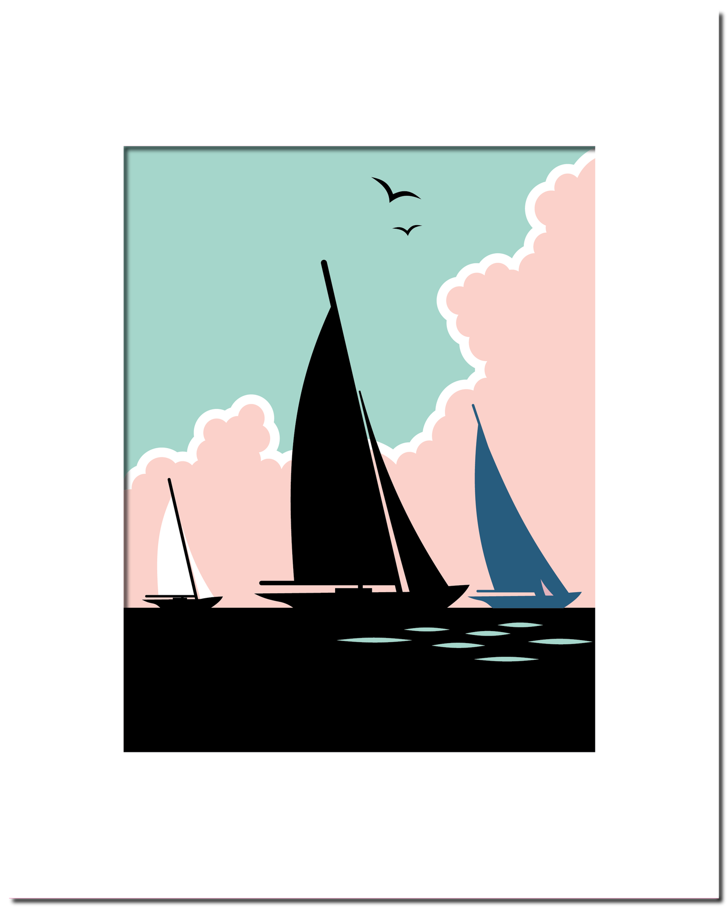 Gosch & Co. Sailboat art