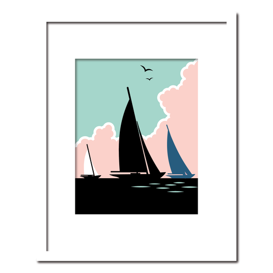 Gosch & Co. Sailboat art