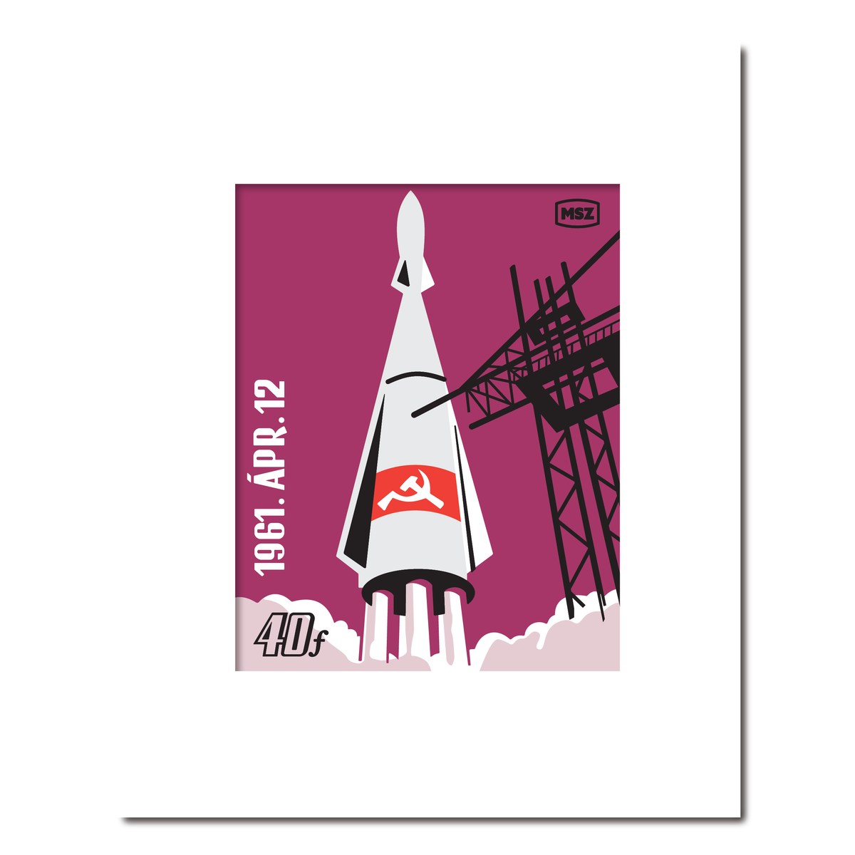 Russian Rocket Matchbook