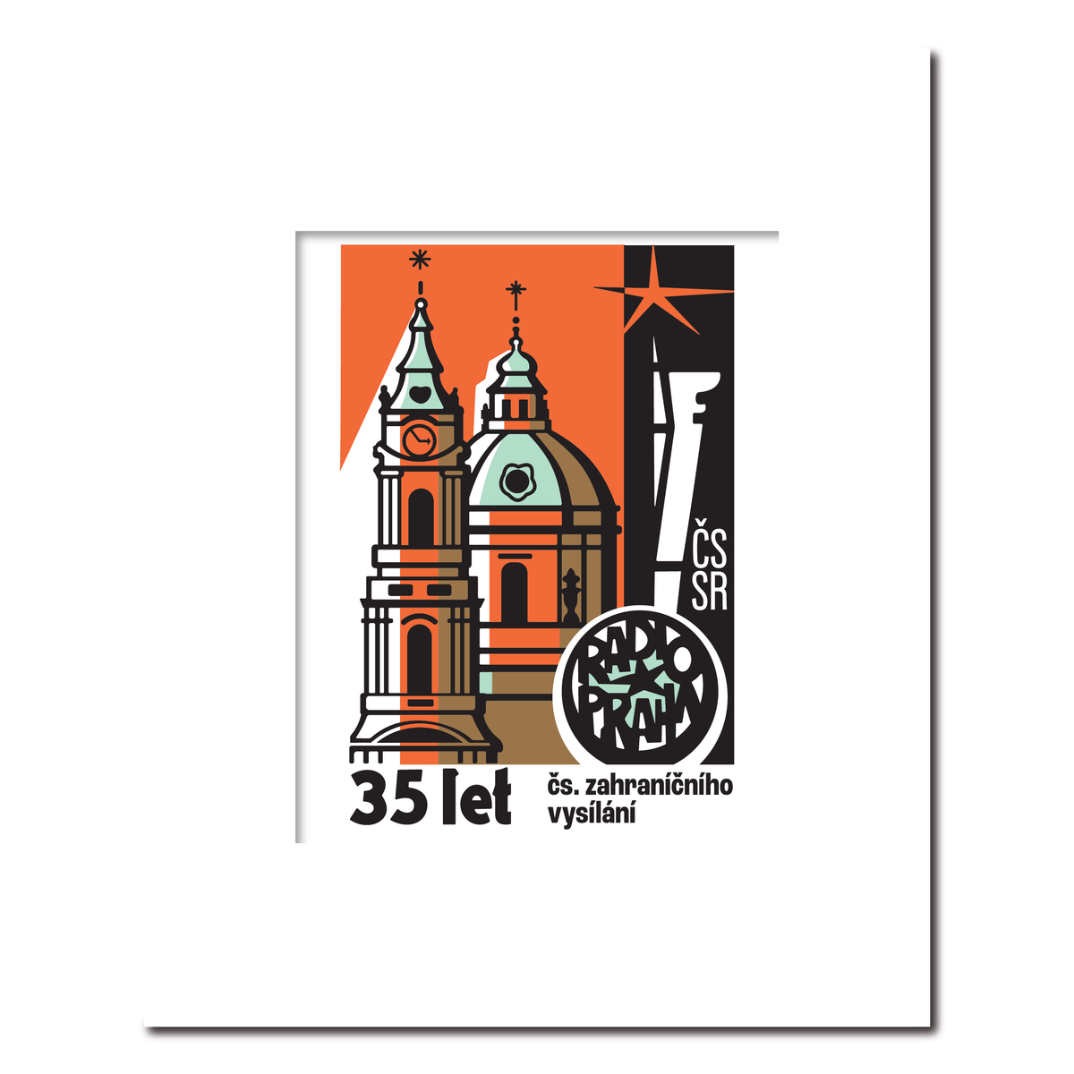 Radio Prague Matchbook Print