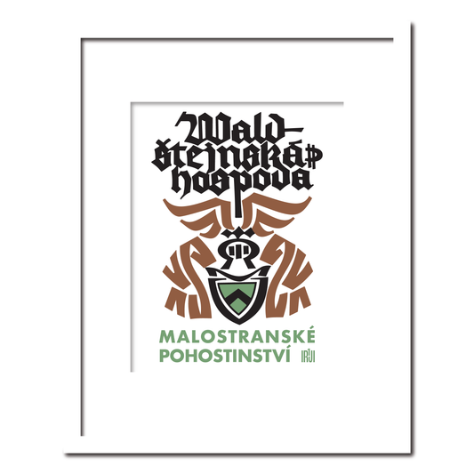 Vintage Prague Restaurant Print