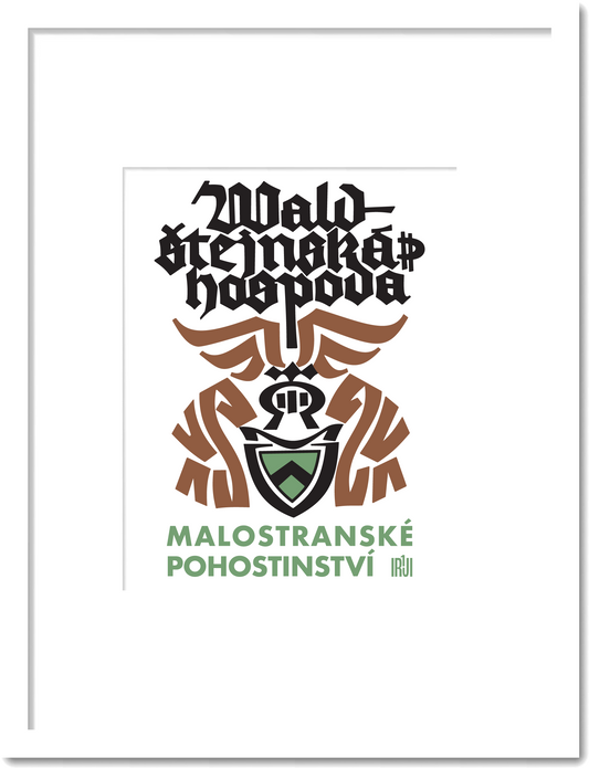 Vintage Prague Restaurant Print