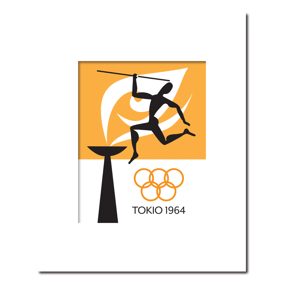 1964 Tokyo Olympics Javelin Print