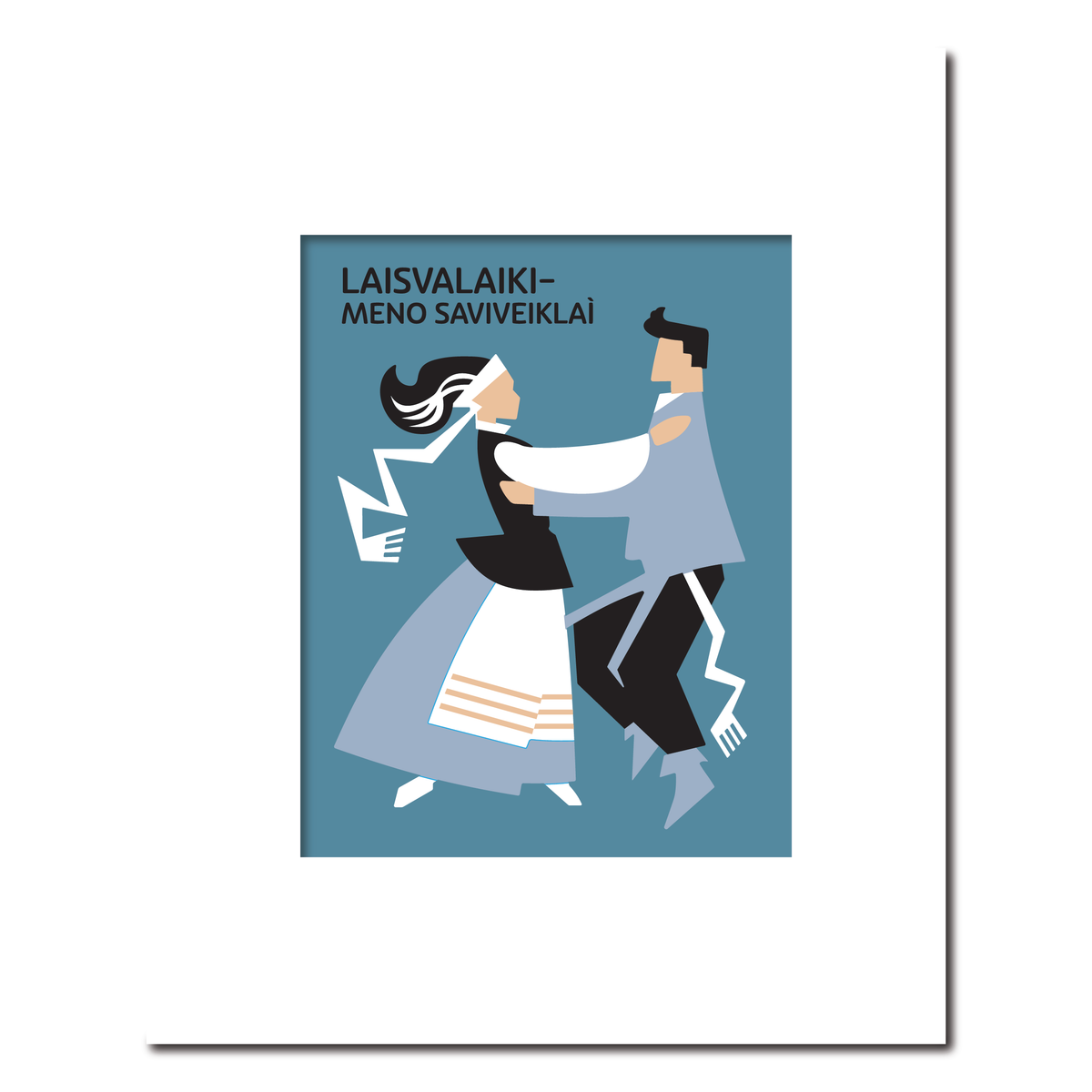 Lithuanian Folk Dance Print