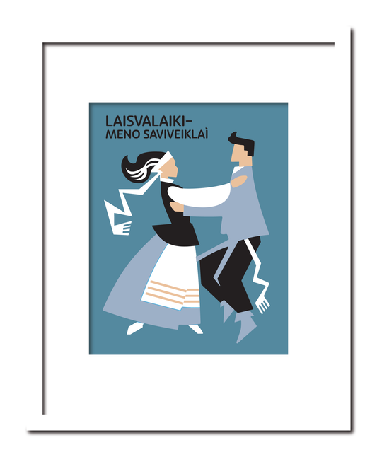 Lithuanian Folk Dance Print