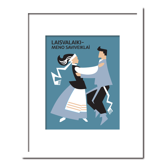 Lithuanian Folk Dance Print