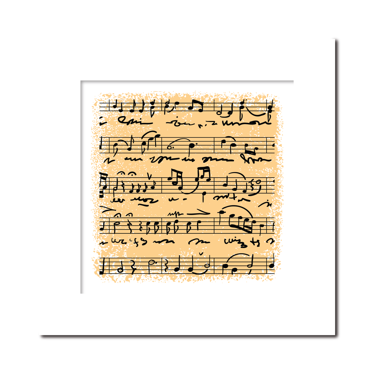 Handwritten Music Print
