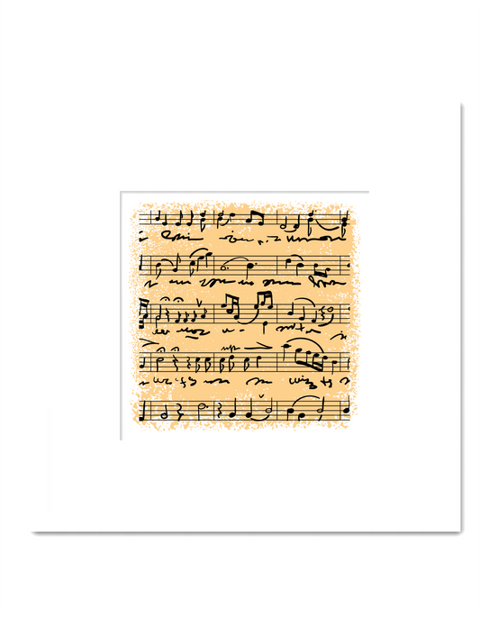 Handwritten Music Print