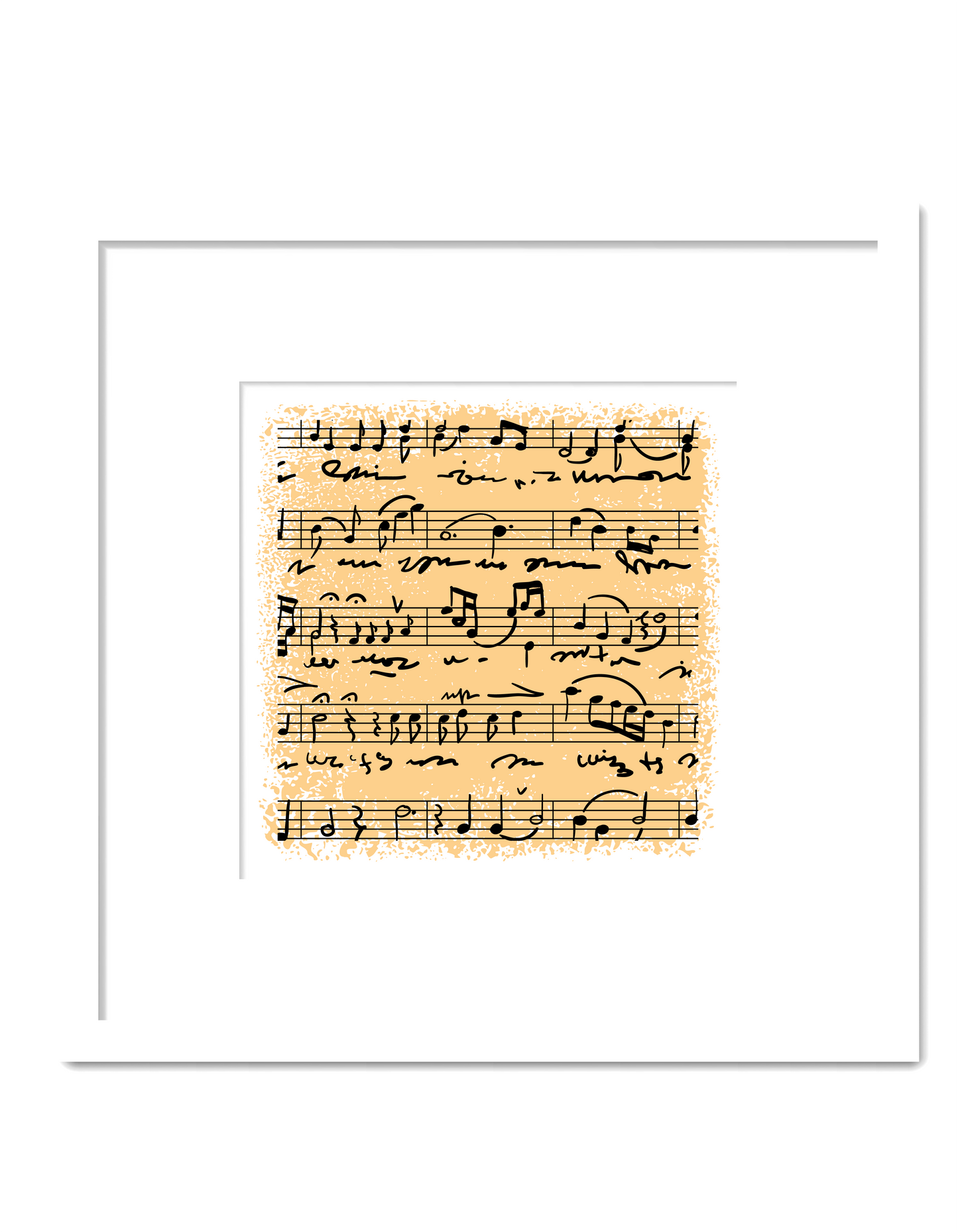 Handwritten Music Print