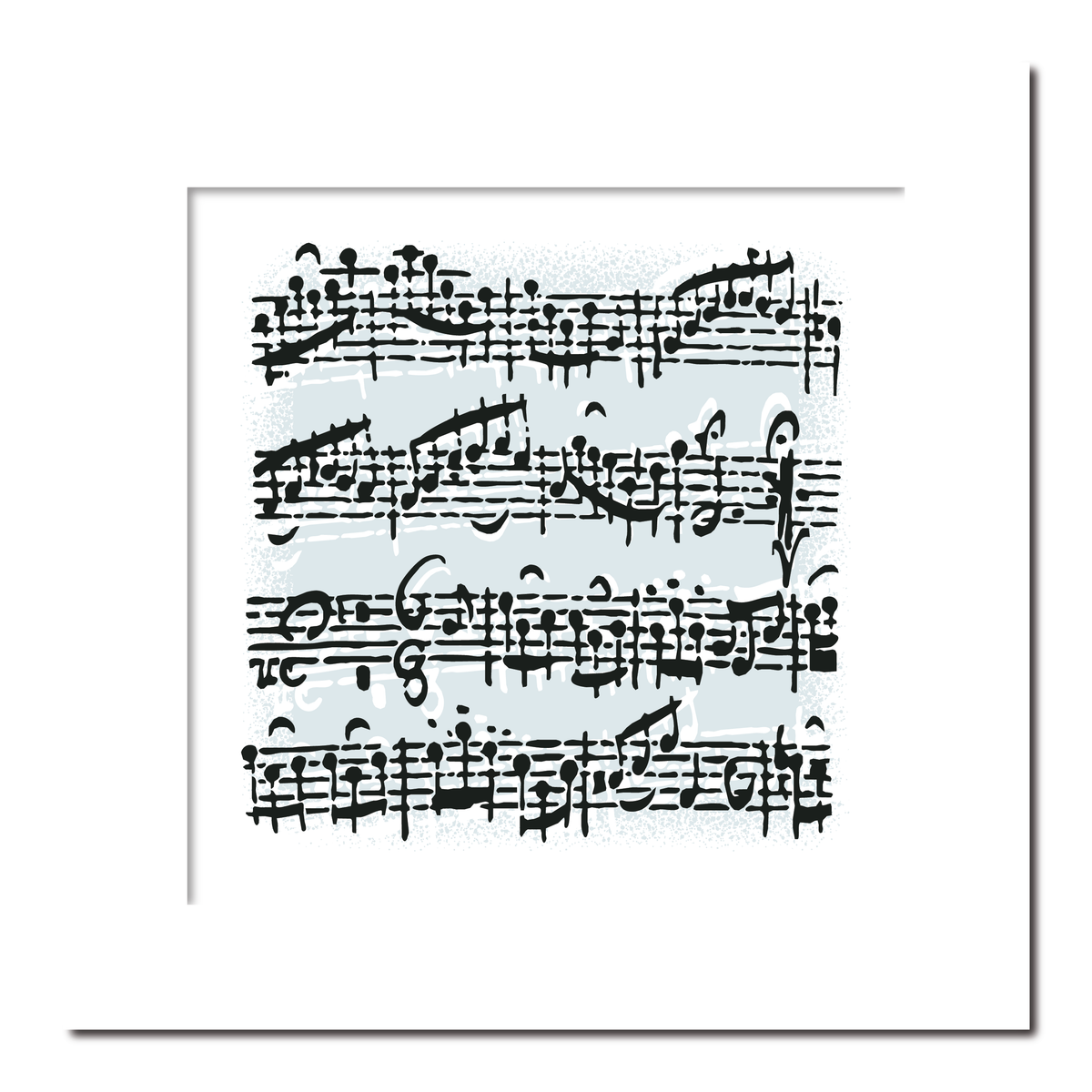 Handwritten Music Print B
