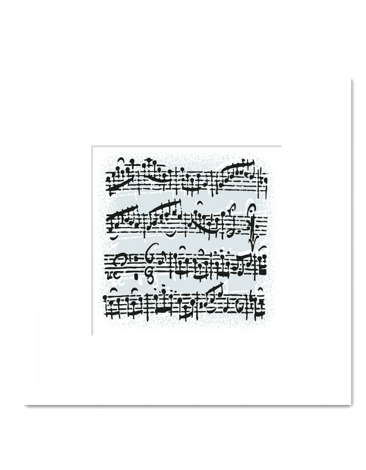 Handwritten Music Print B