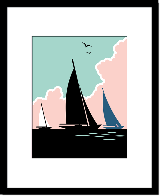 Gosch & Co. Sailboat art