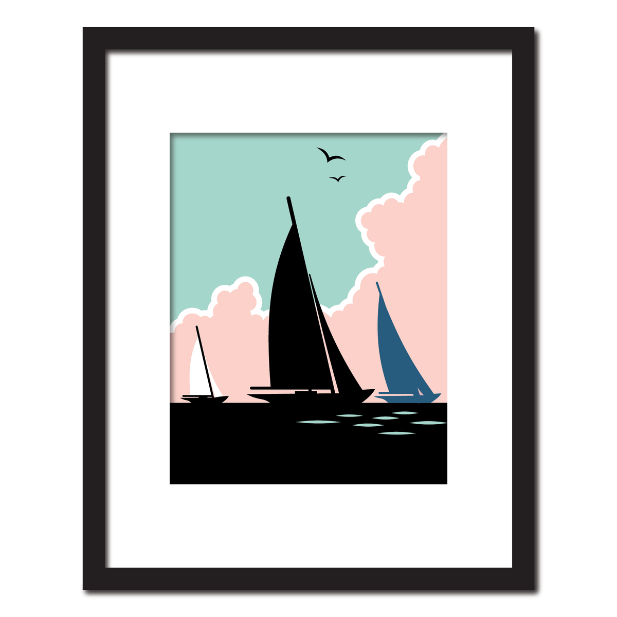 Gosch & Co. Sailing print