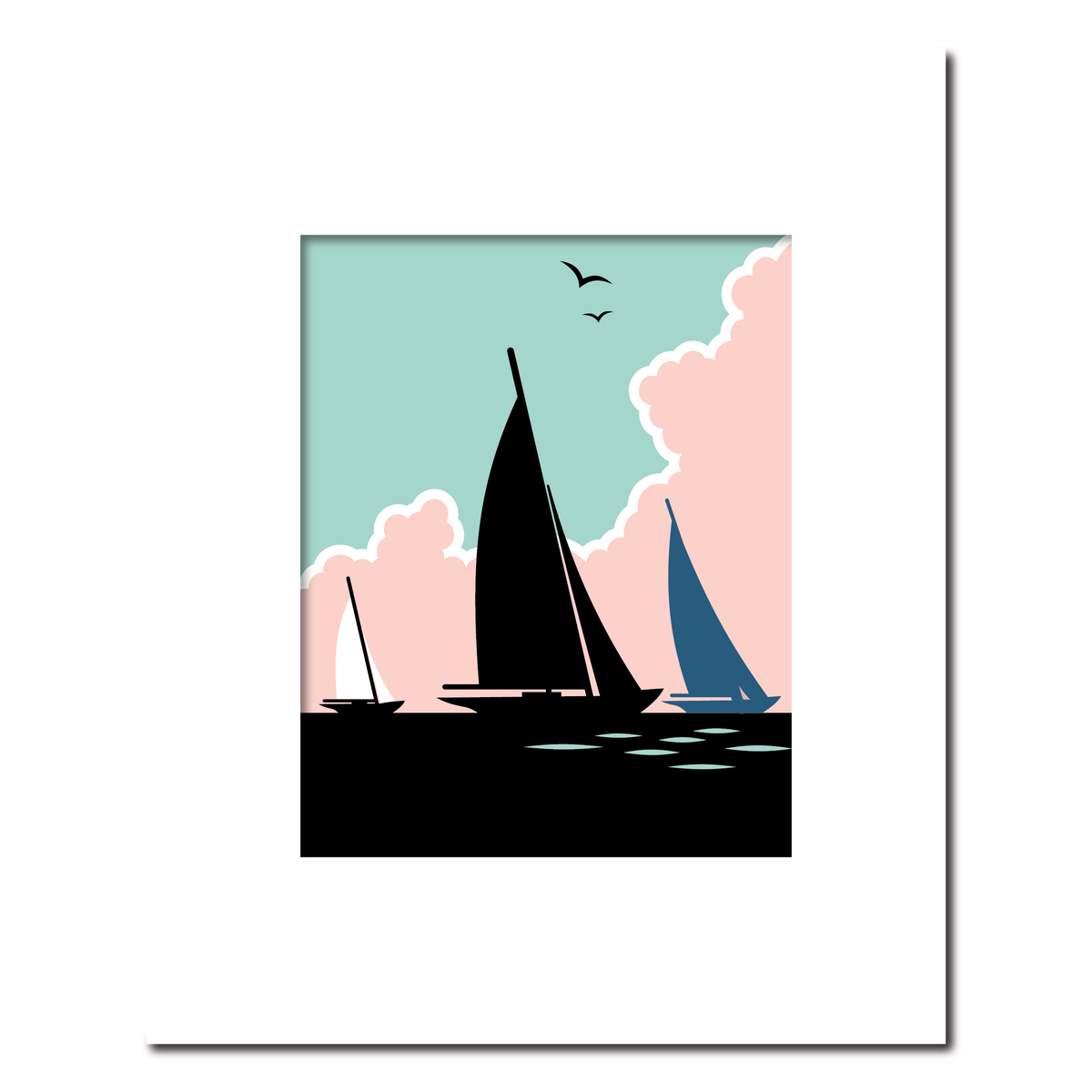 Gosch & Co. Sailing print