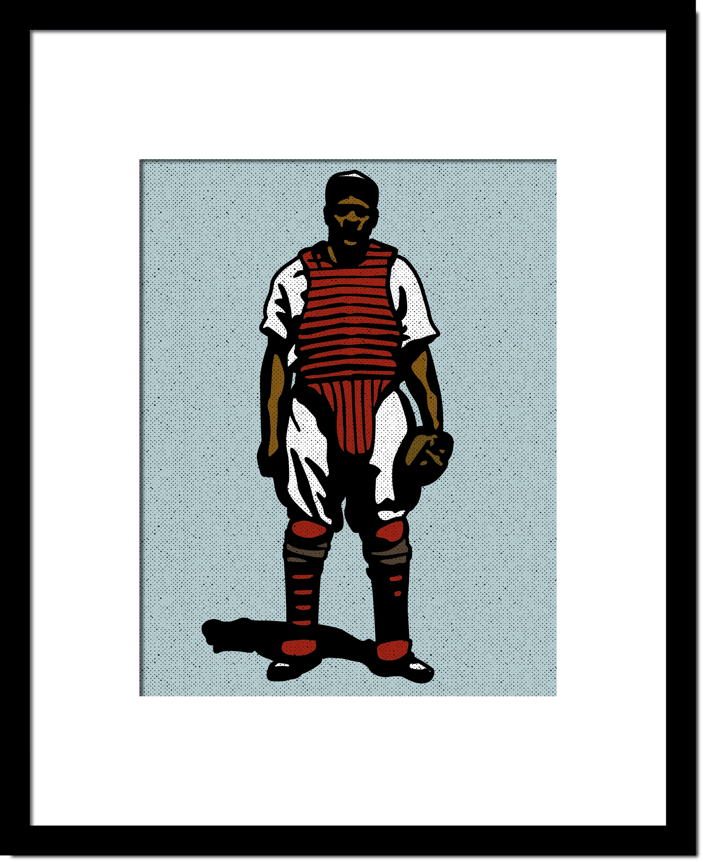 Vintage Baseball Catcher