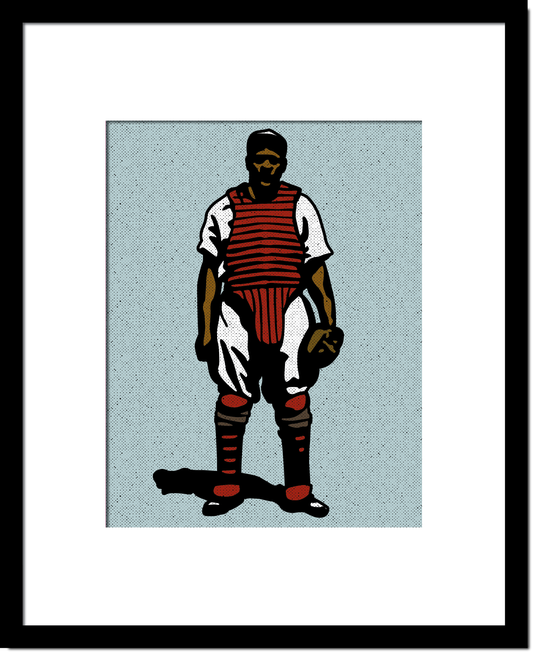 Vintage Baseball Catcher