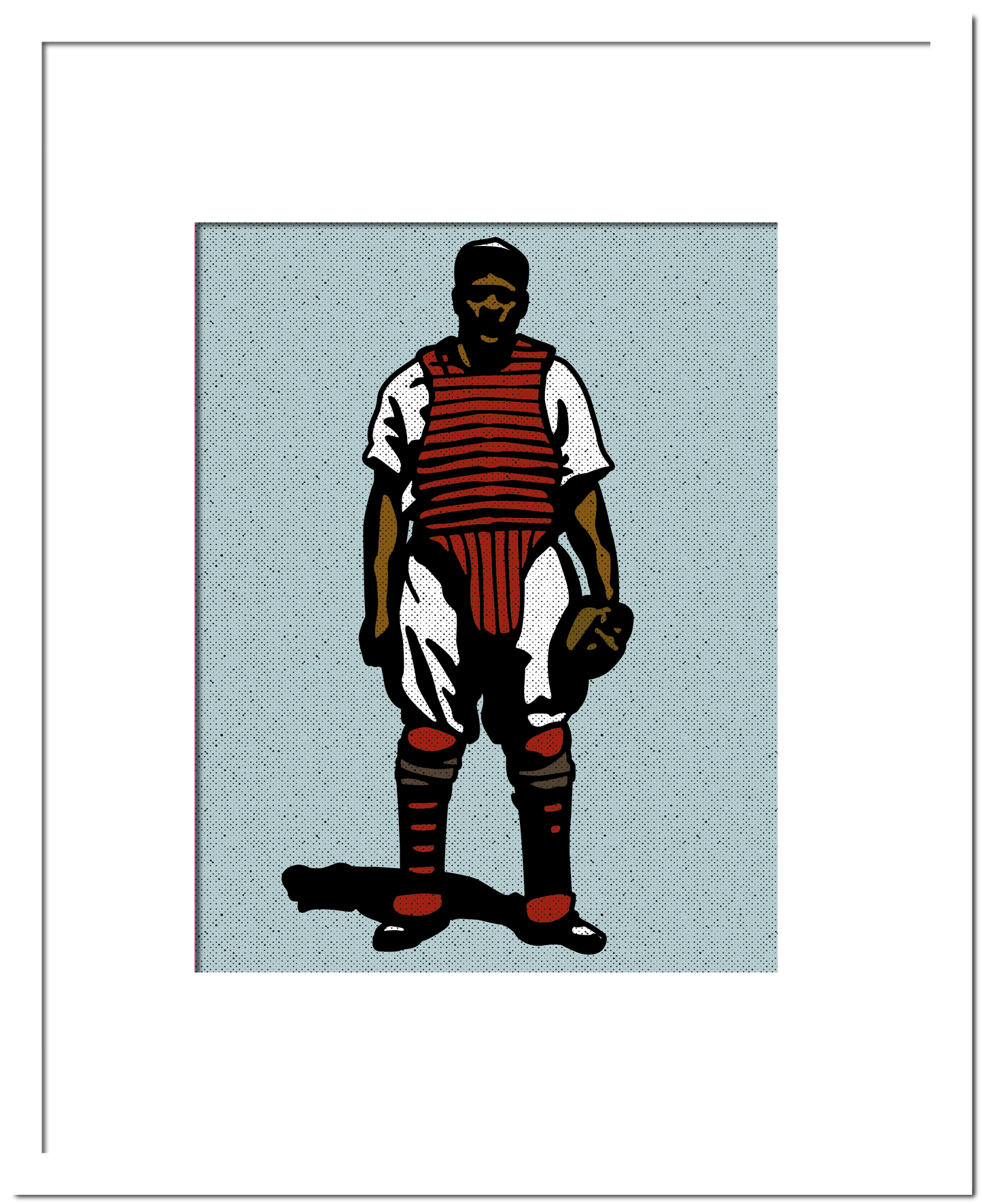 Vintage Baseball Catcher