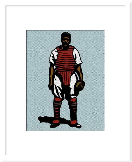 Vintage Baseball Catcher