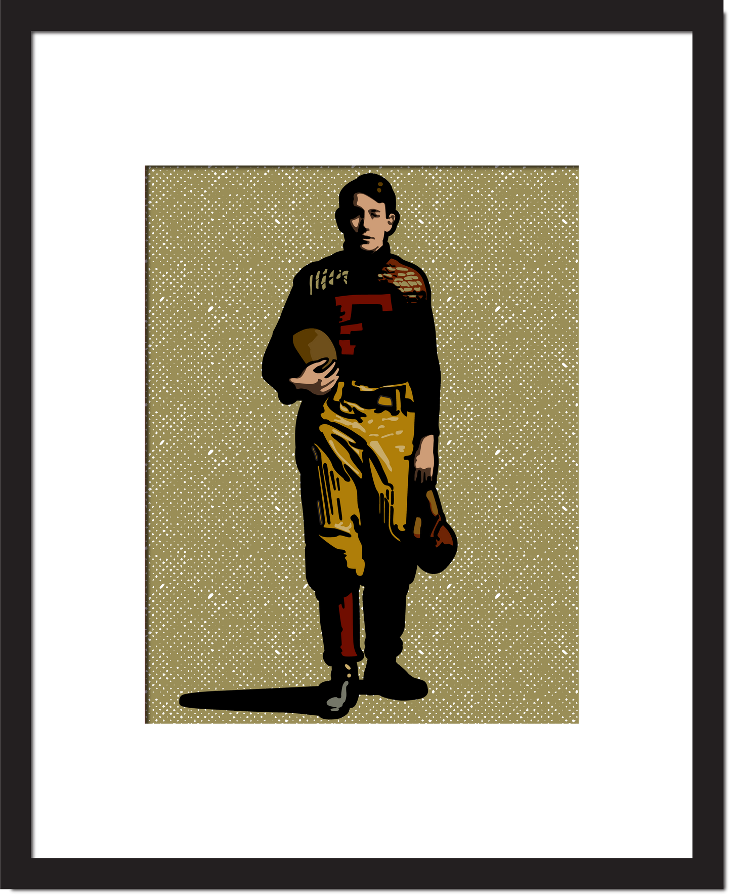 Vintage Football Player