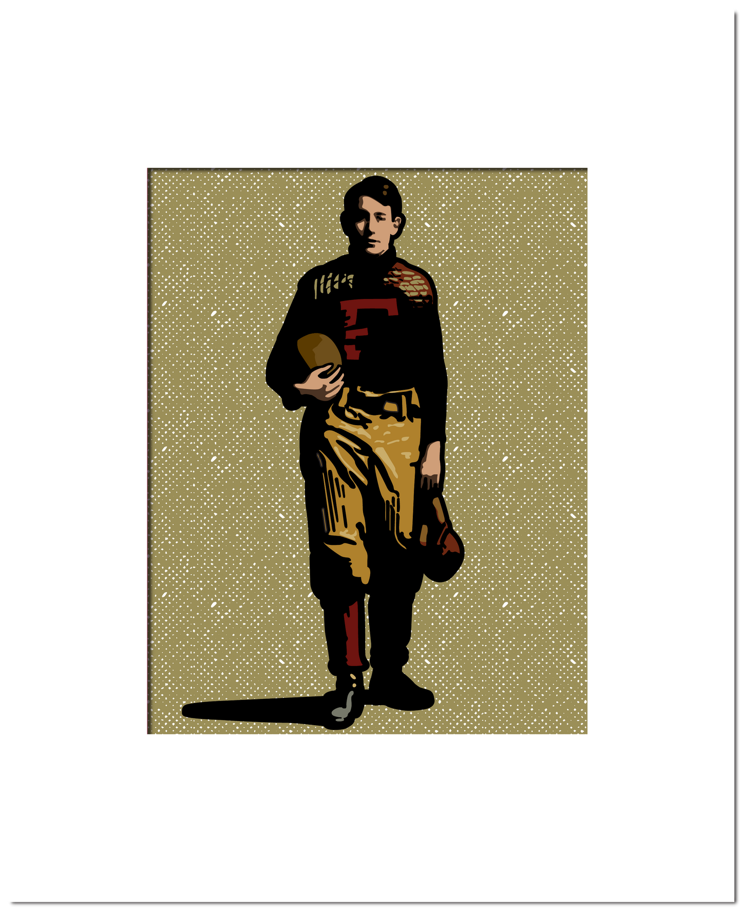 Vintage Football Player