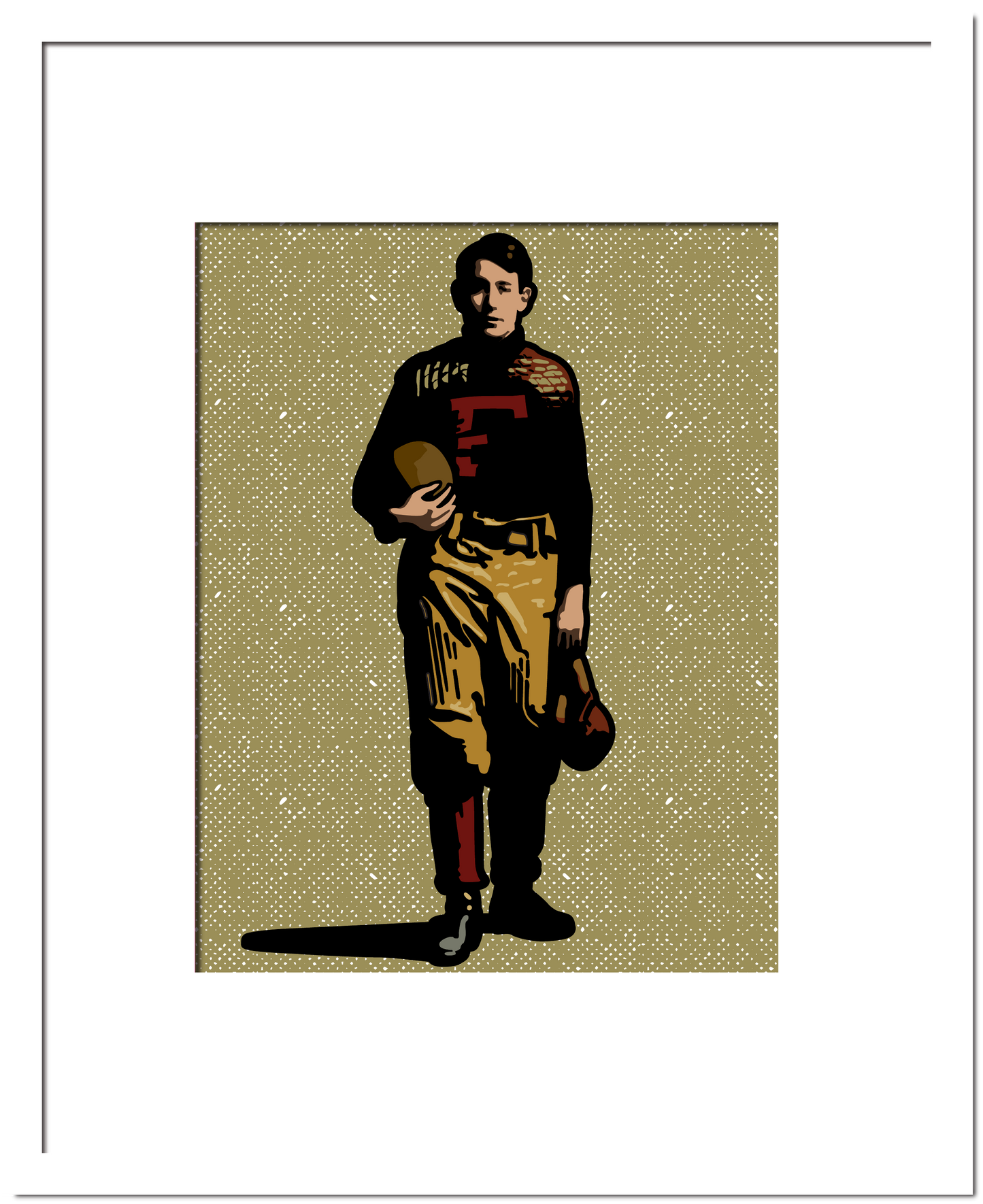 Vintage Football Player
