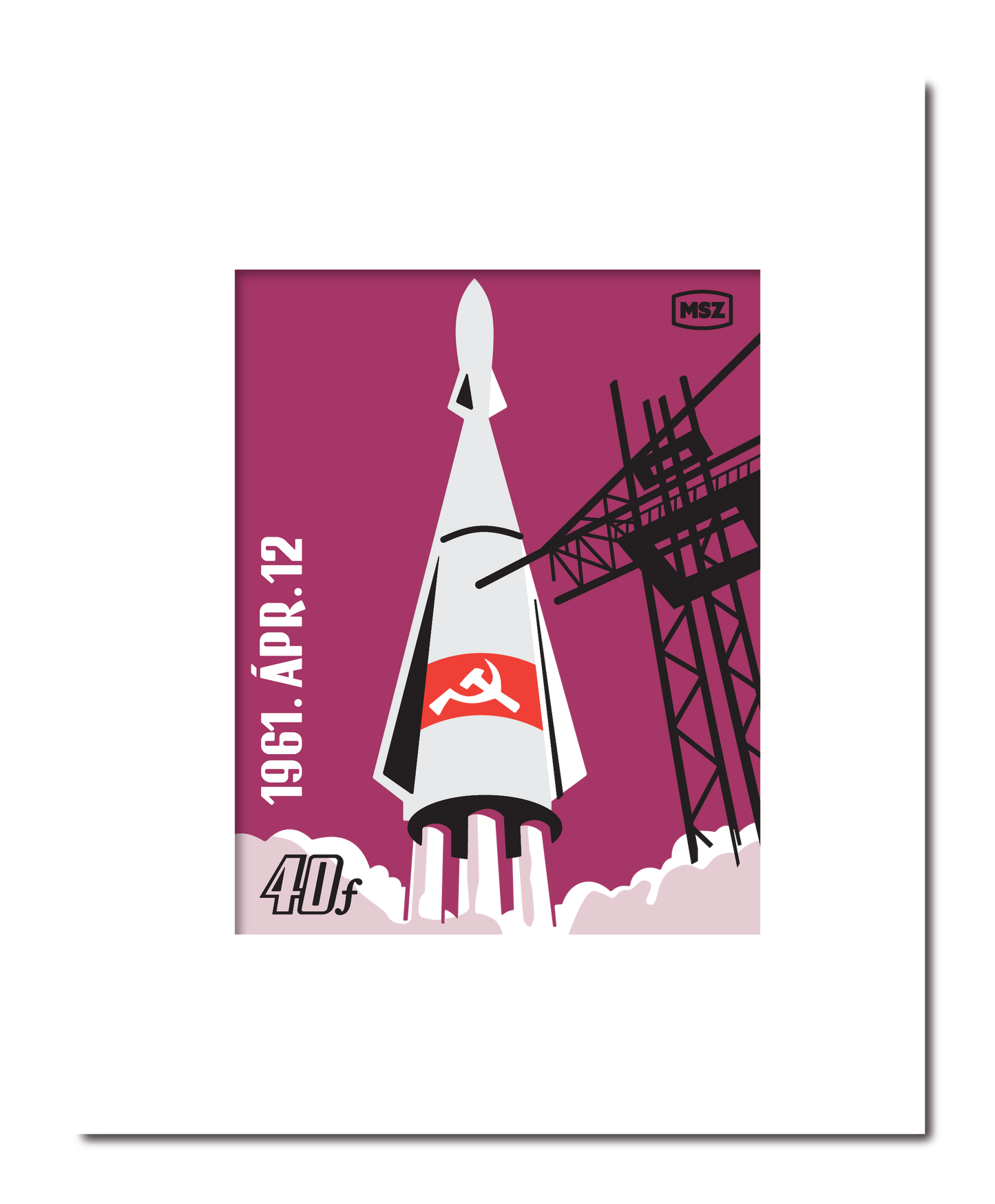 Russian Rocket Matchbook