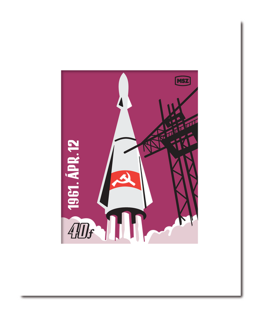 Russian Rocket Matchbook