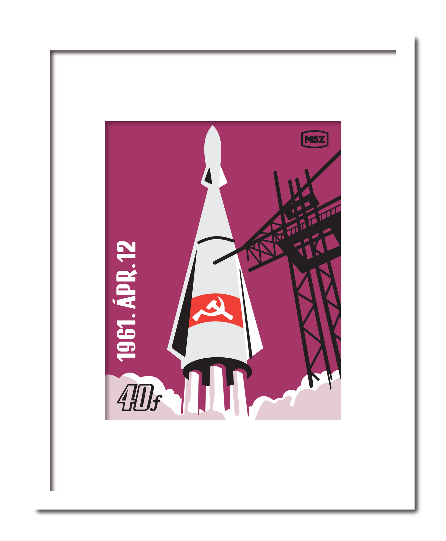 Russian Rocket Matchbook