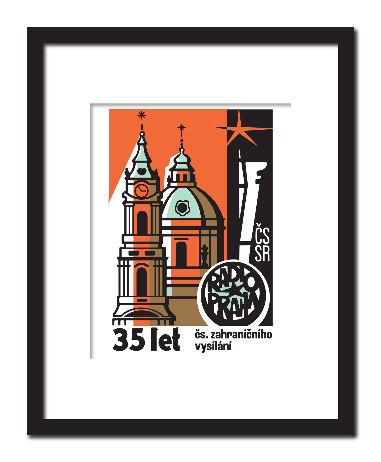 Radio Prague Matchbook Print
