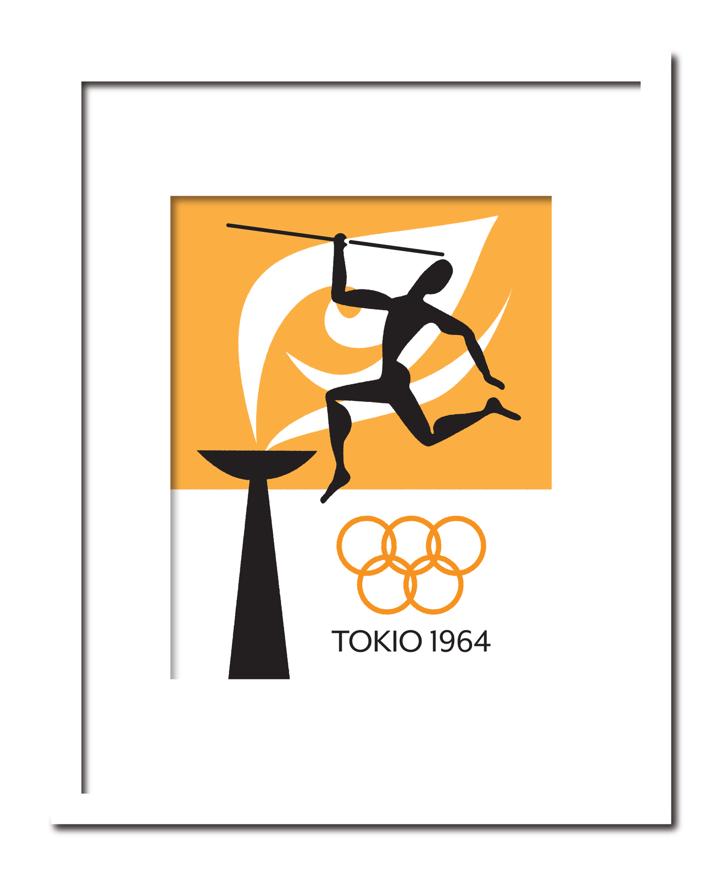 1964 Tokyo Olympics Javelin Print