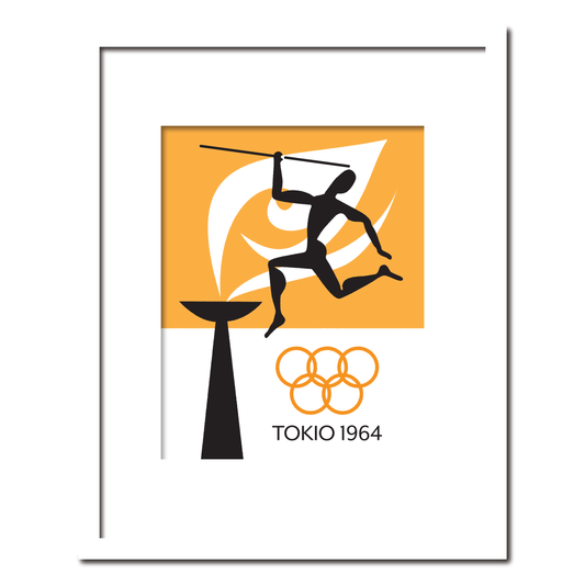 1964 Tokyo Olympics Javelin Print