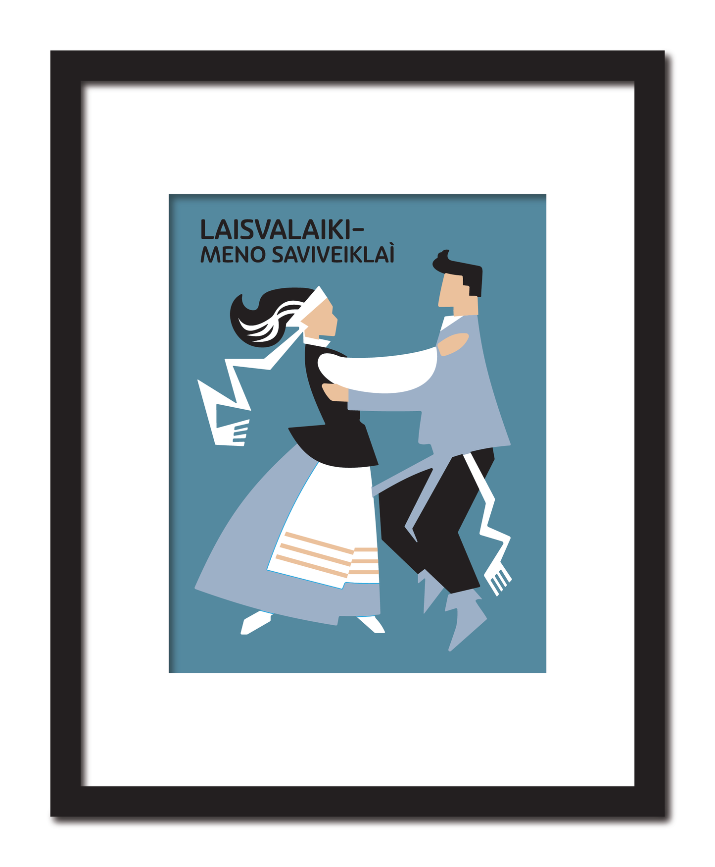 Lithuanian Folk Dance Print