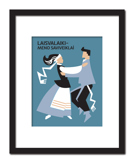 Lithuanian Folk Dance Print