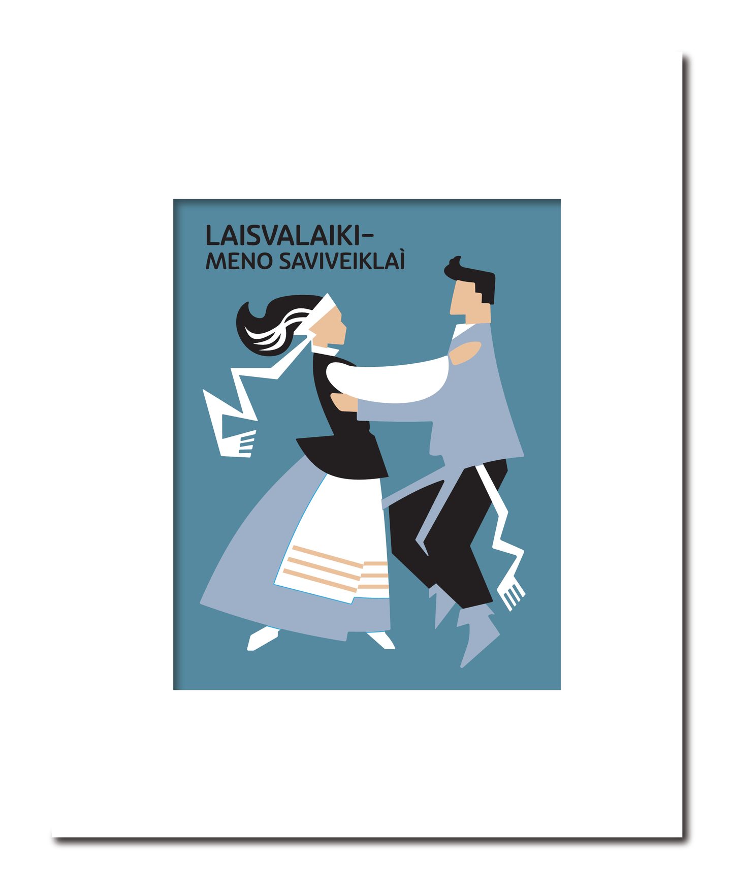 Lithuanian Folk Dance Print