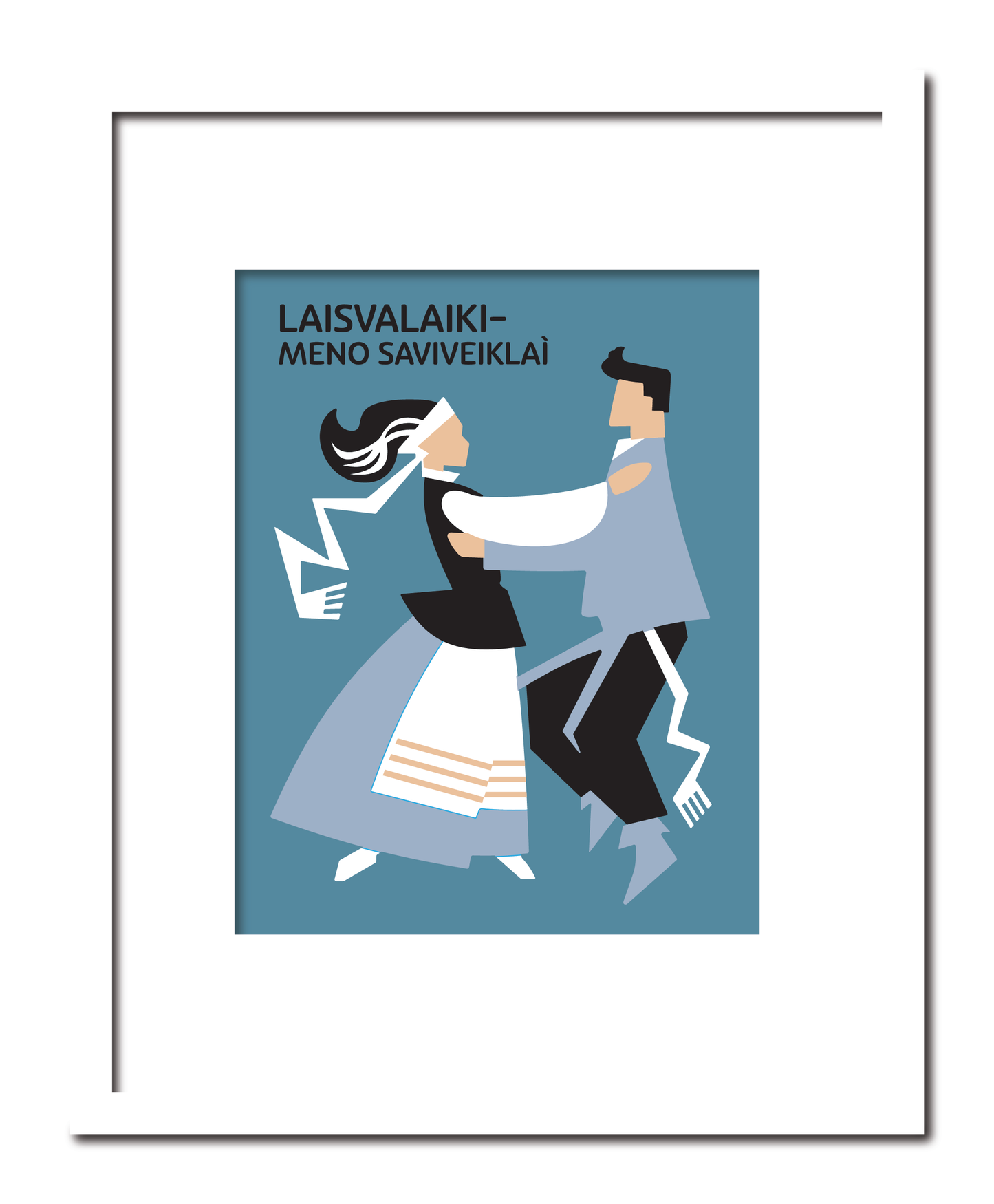 Lithuanian Folk Dance Print