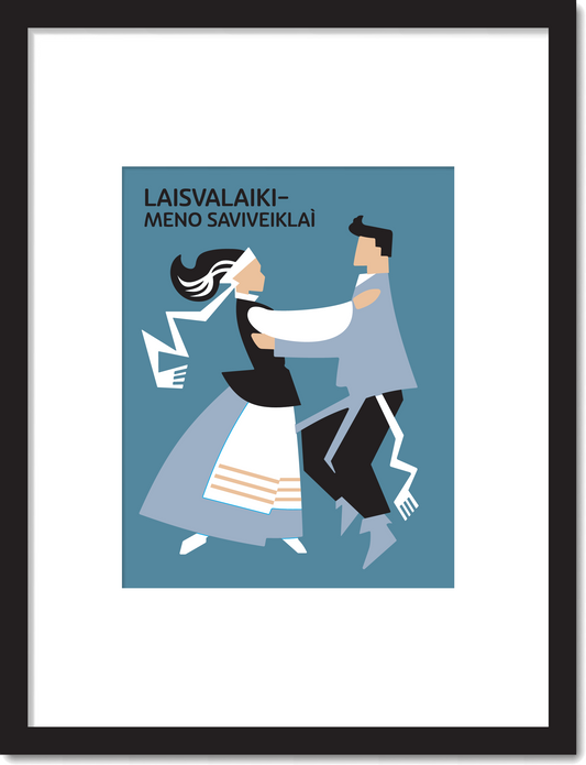 Lithuanian Folk Dance Print
