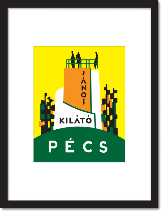 Hungarian Tourist Tower Print