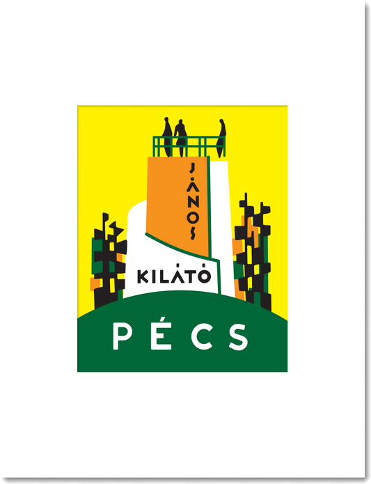 Hungarian Tourist Tower Print