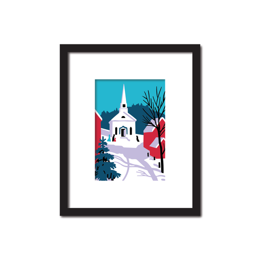 Winter Holiday Scene