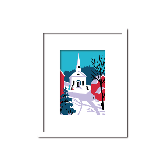 Winter Holiday Scene