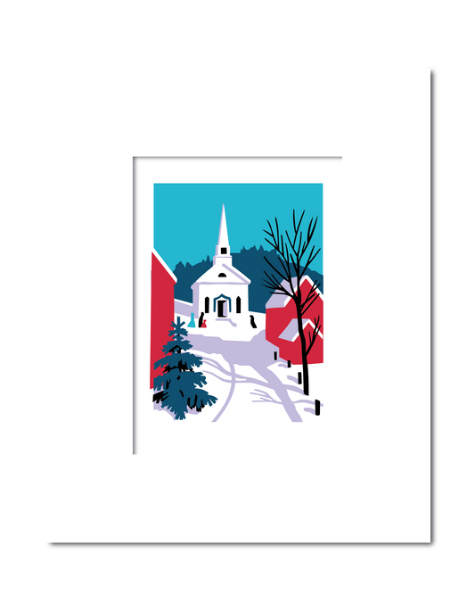 Winter Holiday Scene