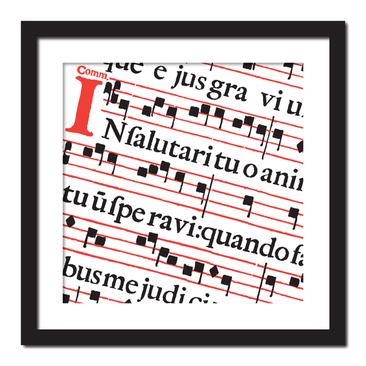 Medieval Music Print I