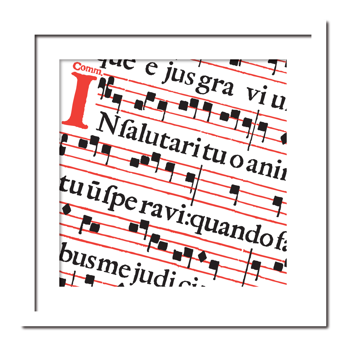 Medieval Music Print I