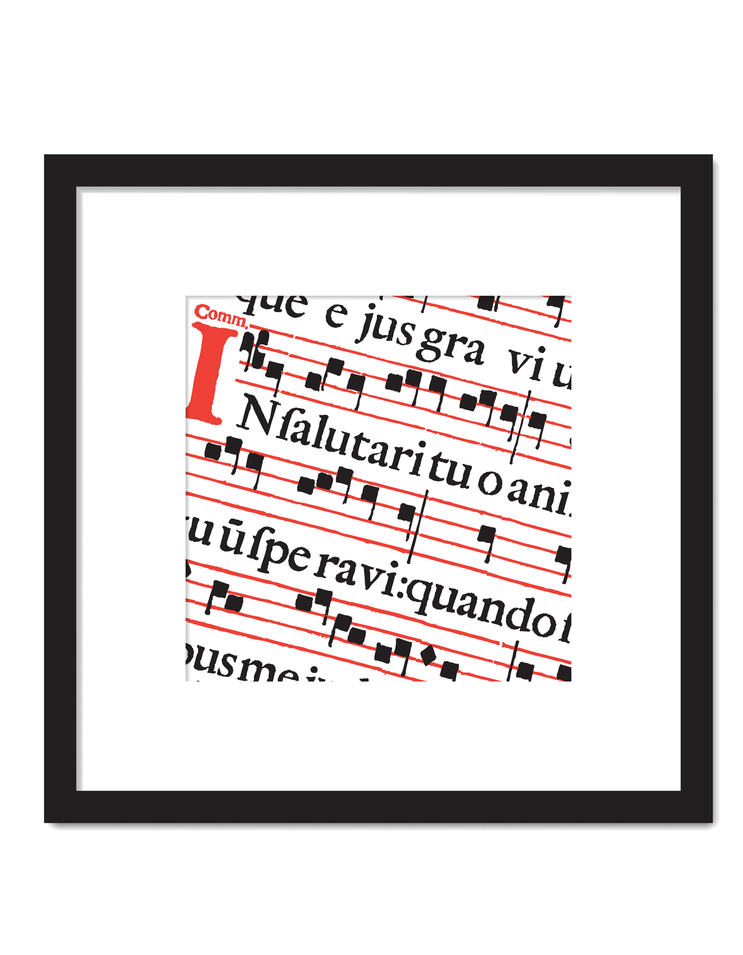 Medieval Music Print I