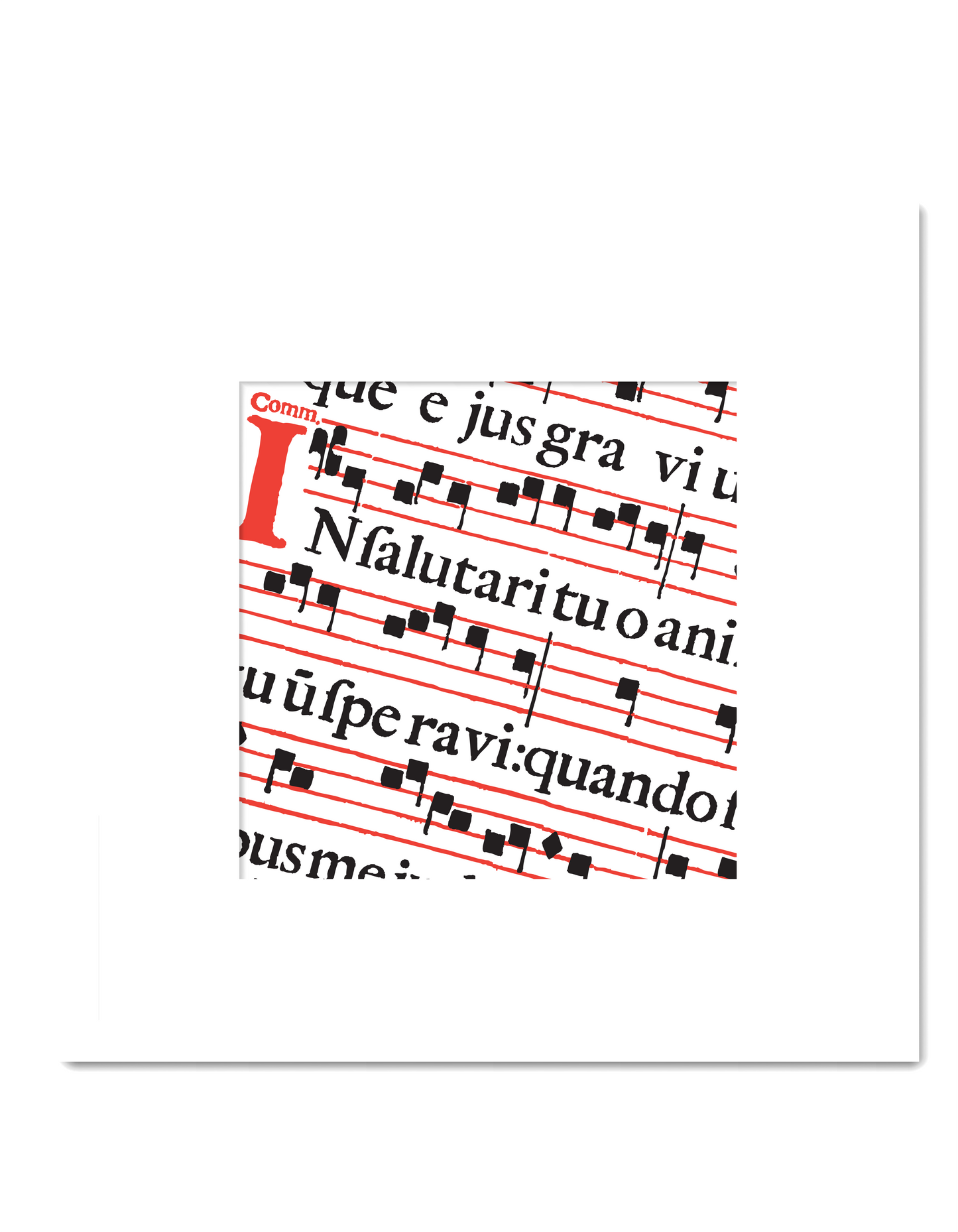 Medieval Music Print I