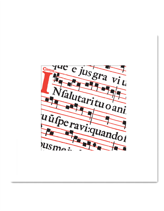 Medieval Music Print