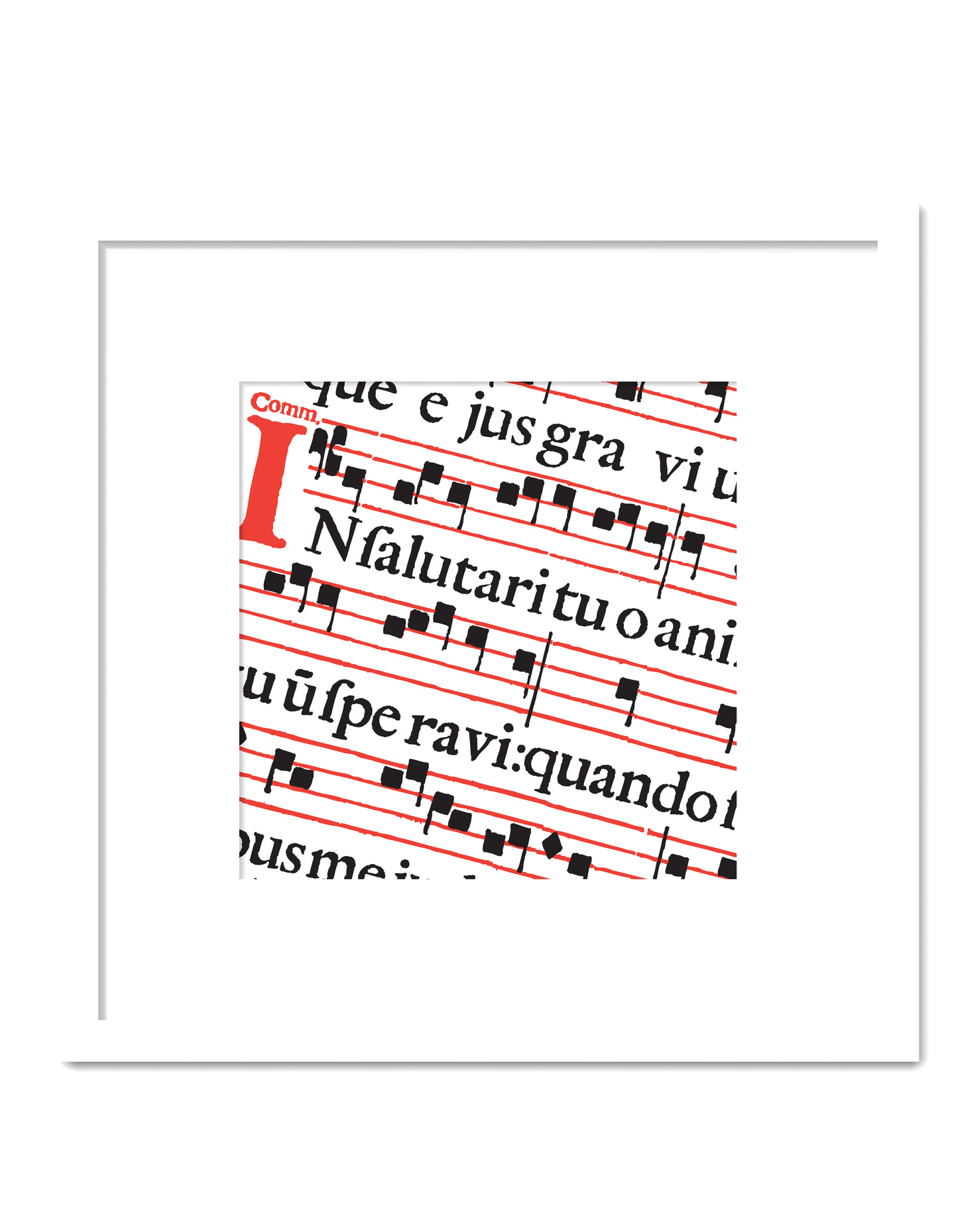 Medieval Music Print I