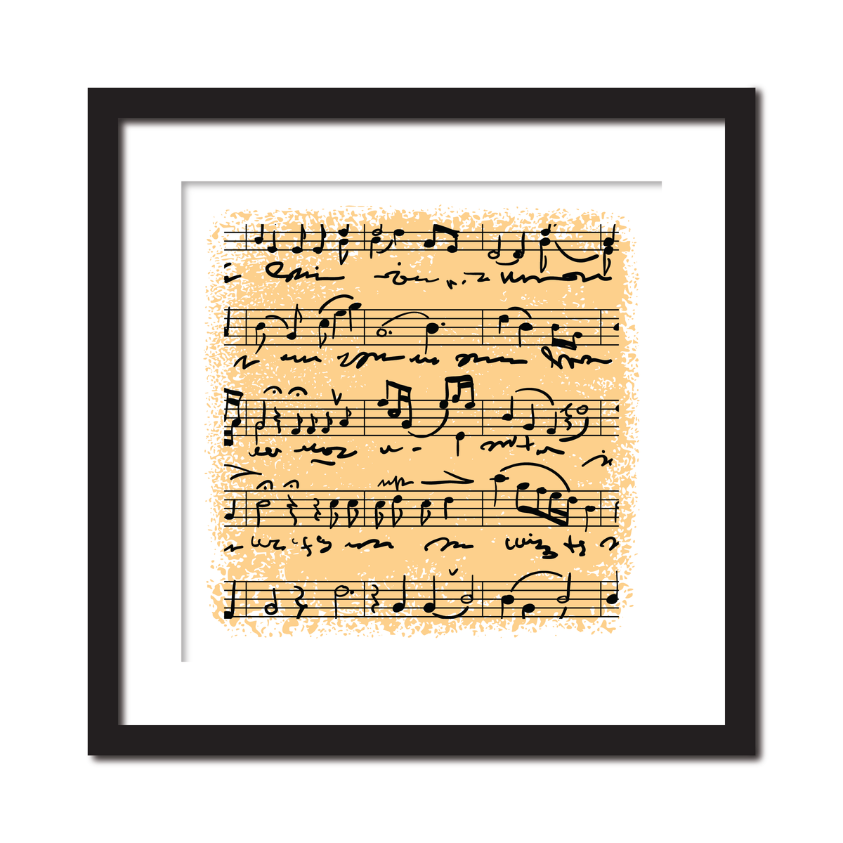 Handwritten Music Print