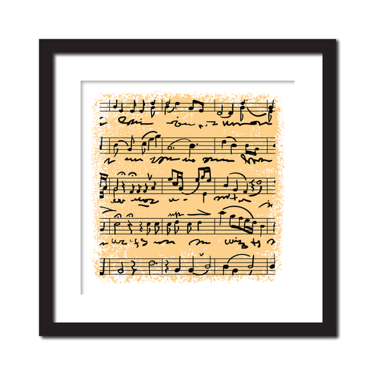 Handwritten Music Print