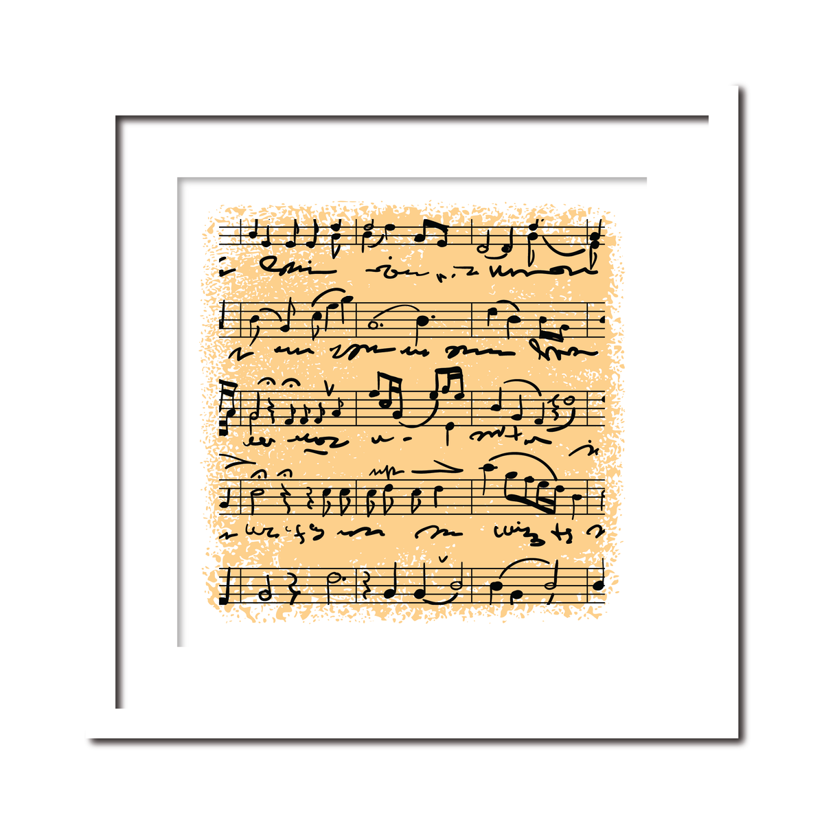 Handwritten Music Print